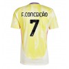 Juventus Francisco Conceicao #7 Auswärtstrikot 2024-25 Kurzarm